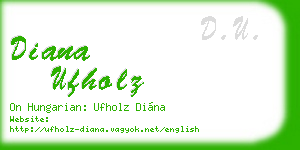 diana ufholz business card